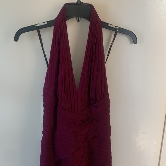 Sak’s 5th avenue halter fushsia cocktail dress - Picture 7 of 9